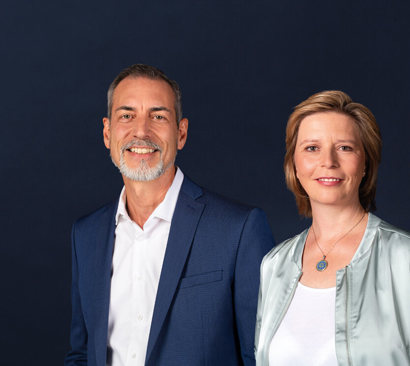 Cathleen Gaebel und Marc Bieber| Geschäftsführung PVS Südwest