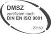 Logo DMSZ zertifiziert nach DIN EN ISO 9001